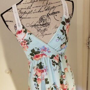 Casual Floral Midi Dress